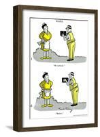 Hazel Cartoon-Ted Key-Framed Giclee Print