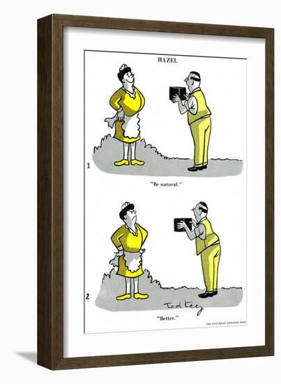 Hazel Cartoon-Ted Key-Framed Giclee Print