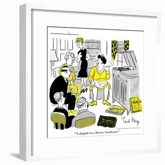 Hazel Cartoon-Ted Key-Framed Giclee Print