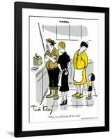 Hazel Cartoon-Ted Key-Framed Giclee Print