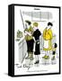 Hazel Cartoon-Ted Key-Framed Stretched Canvas