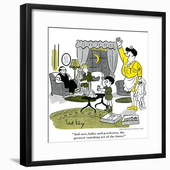 Hazel Cartoon-Ted Key-Framed Giclee Print