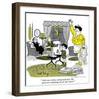 Hazel Cartoon-Ted Key-Framed Giclee Print