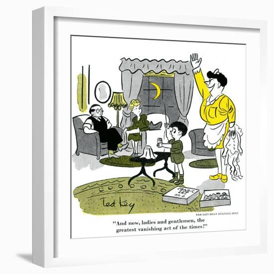 Hazel Cartoon-Ted Key-Framed Giclee Print