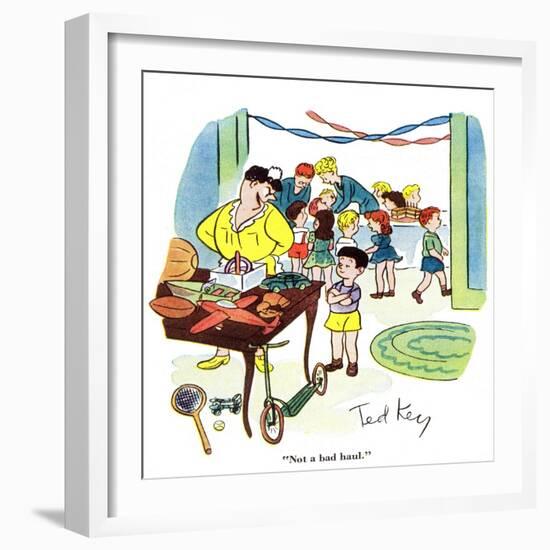 Hazel Cartoon-Ted Key-Framed Giclee Print