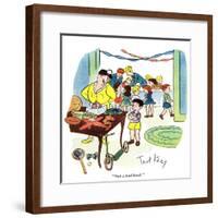 Hazel Cartoon-Ted Key-Framed Giclee Print