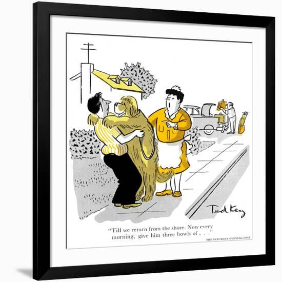 Hazel Cartoon-Ted Key-Framed Giclee Print