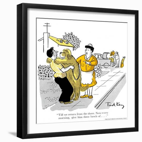 Hazel Cartoon-Ted Key-Framed Giclee Print