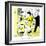 Hazel Cartoon-Ted Key-Framed Giclee Print