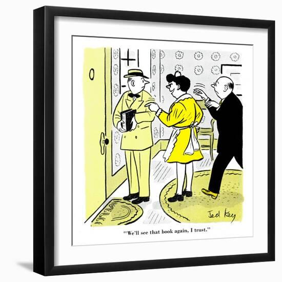 Hazel Cartoon-Ted Key-Framed Giclee Print