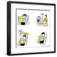 Hazel Cartoon-Ted Key-Framed Giclee Print