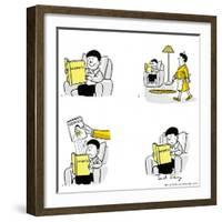 Hazel Cartoon-Ted Key-Framed Giclee Print