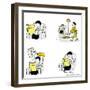 Hazel Cartoon-Ted Key-Framed Giclee Print