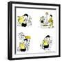 Hazel Cartoon-Ted Key-Framed Giclee Print