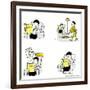 Hazel Cartoon-Ted Key-Framed Giclee Print