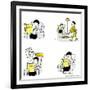 Hazel Cartoon-Ted Key-Framed Giclee Print