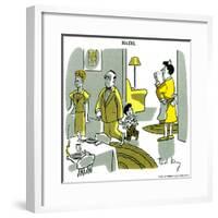 Hazel Cartoon-Ted Key-Framed Giclee Print