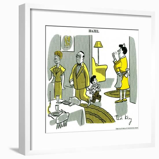 Hazel Cartoon-Ted Key-Framed Giclee Print