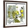 Hazel Cartoon-Ted Key-Framed Giclee Print