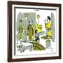 Hazel Cartoon-Ted Key-Framed Giclee Print