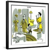 Hazel Cartoon-Ted Key-Framed Giclee Print