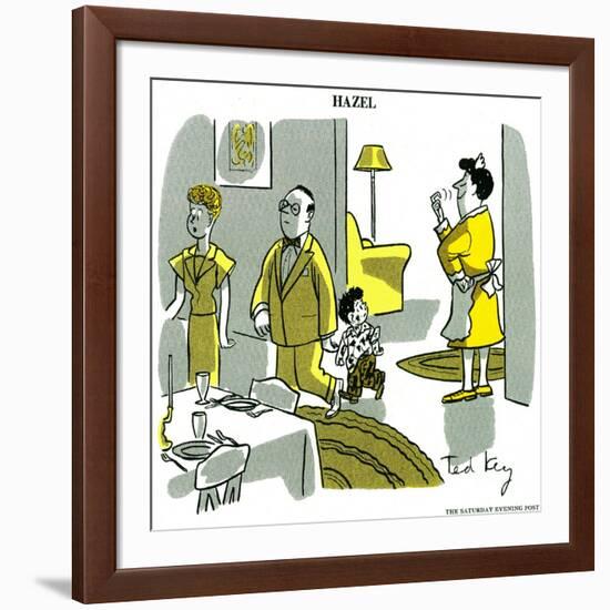 Hazel Cartoon-Ted Key-Framed Giclee Print