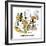 Hazel Cartoon-Ted Key-Framed Giclee Print