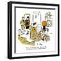 Hazel Cartoon-Ted Key-Framed Giclee Print