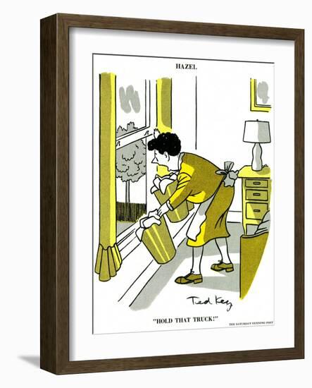 Hazel Cartoon-Ted Key-Framed Giclee Print