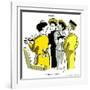 Hazel Cartoon-Ted Key-Framed Giclee Print