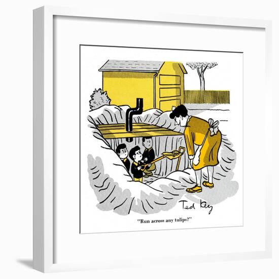 Hazel Cartoon-Ted Key-Framed Giclee Print