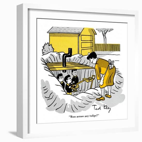 Hazel Cartoon-Ted Key-Framed Giclee Print