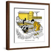 Hazel Cartoon-Ted Key-Framed Giclee Print