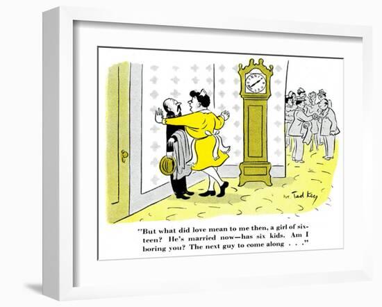 Hazel Cartoon-Ted Key-Framed Giclee Print