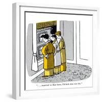 Hazel Cartoon-Ted Key-Framed Giclee Print