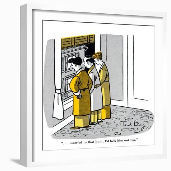 Hazel Cartoon-Ted Key-Framed Giclee Print