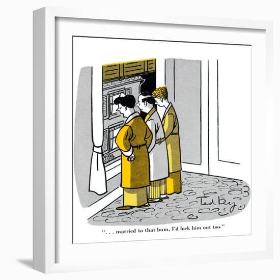 Hazel Cartoon-Ted Key-Framed Giclee Print