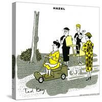 Hazel Cartoon-Ted Key-Stretched Canvas