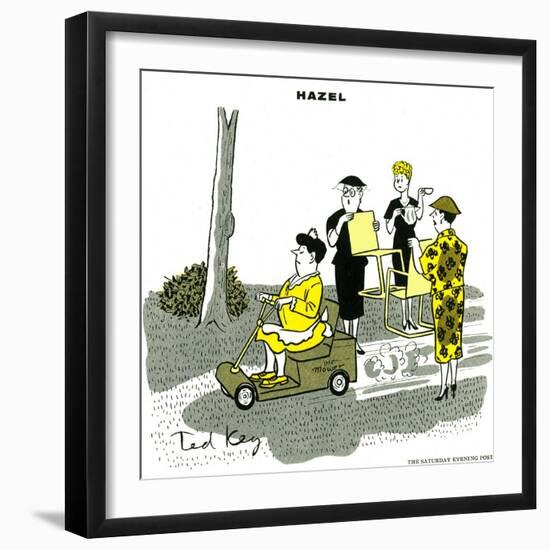 Hazel Cartoon-Ted Key-Framed Giclee Print