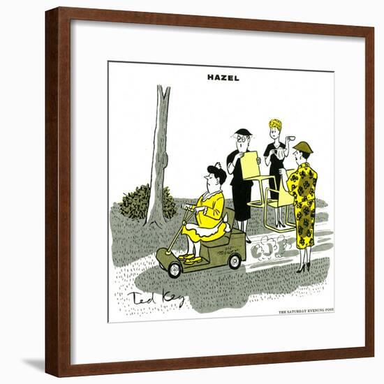 Hazel Cartoon-Ted Key-Framed Giclee Print