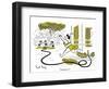 Hazel Cartoon-Ted Key-Framed Giclee Print