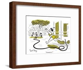 Hazel Cartoon-Ted Key-Framed Giclee Print