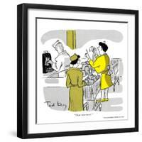 Hazel Cartoon-Ted Key-Framed Giclee Print