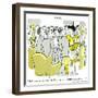 Hazel Cartoon-Ted Key-Framed Giclee Print