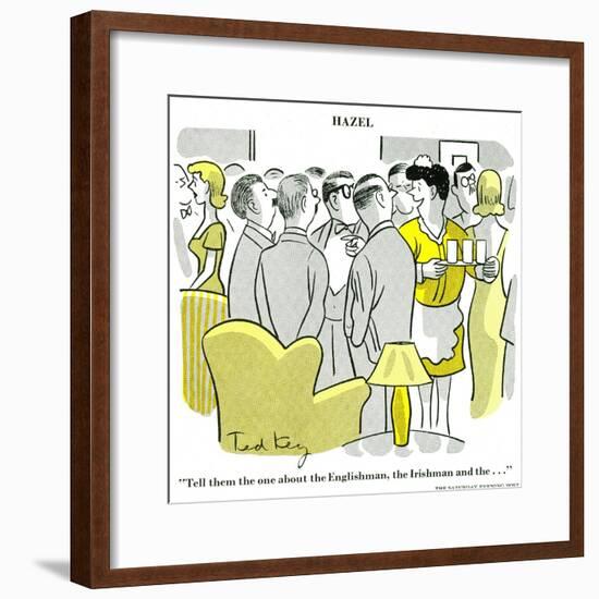 Hazel Cartoon-Ted Key-Framed Giclee Print