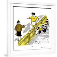 Hazel Cartoon-Ted Key-Framed Giclee Print