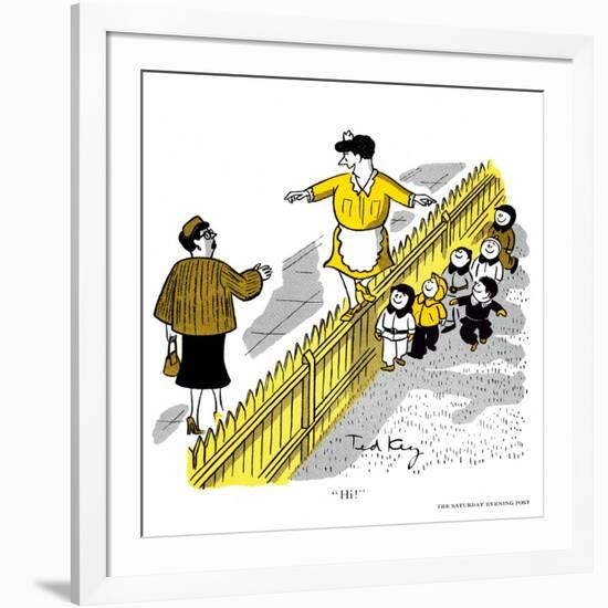 Hazel Cartoon-Ted Key-Framed Giclee Print