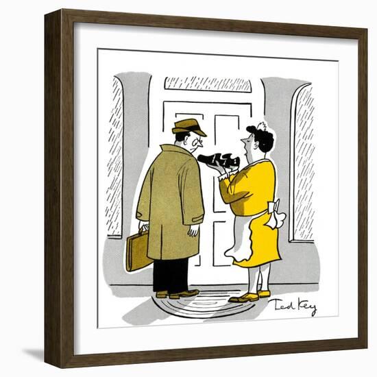 Hazel Cartoon-Ted Key-Framed Giclee Print