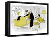 Hazel Cartoon-Ted Key-Framed Stretched Canvas