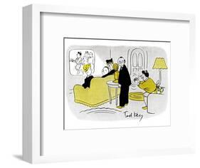 Hazel Cartoon-Ted Key-Framed Giclee Print